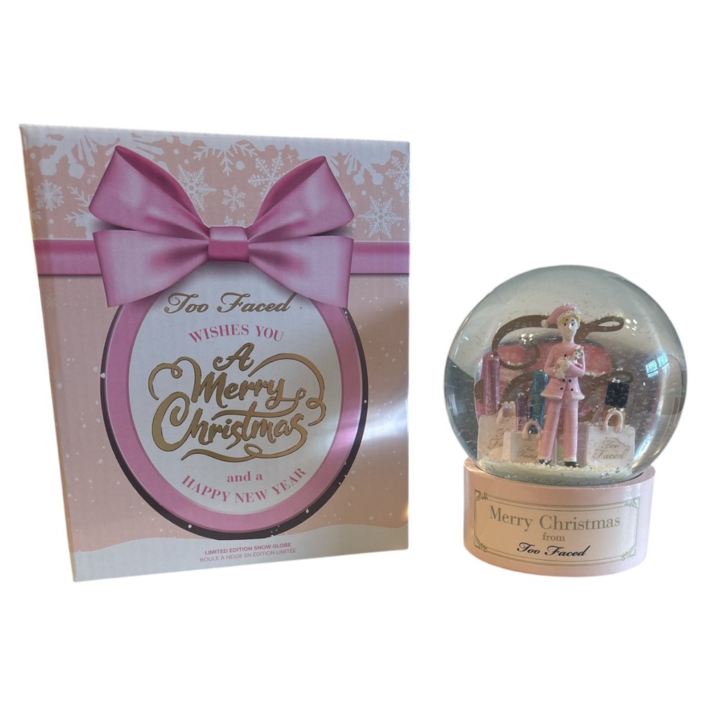 Too Faced Limited Edition Snow Globe NIB Jarrod & Dog Rare